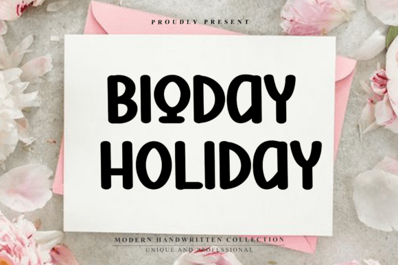 Bigday Holiday: The Elegant Display Font for Professional Branding