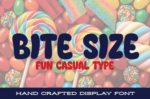 Bite Size: The Chunky Display Font for Handmade Labels and Shop Branding