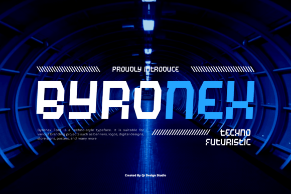 Byronex: The Bold Display Typeface for High-Impact Campaigns