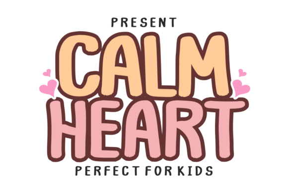 Calm Heart: A Charming Display Typeface for Warm Editorial Design