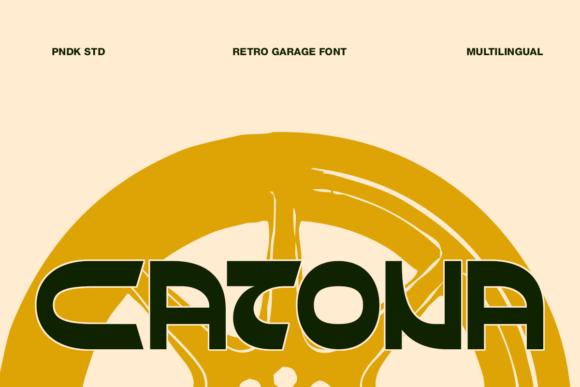Catona Bold Retro Garage Font for High-Impact Campaigns