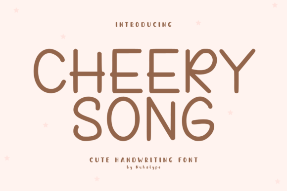 Cheery Song: The Handwriting Font for Joyful Branding
