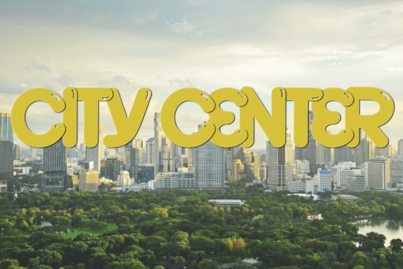 City Center: A Festive Display Font for Holiday Creators