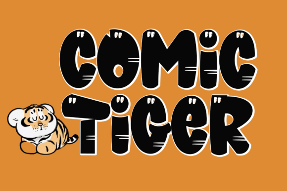 Comic Tiger: The Perfect Display Font for Handmade Shop Branding