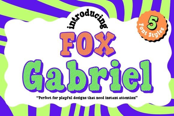 Fox Gabriel: The Bold Display Font for Energetic Web Design
