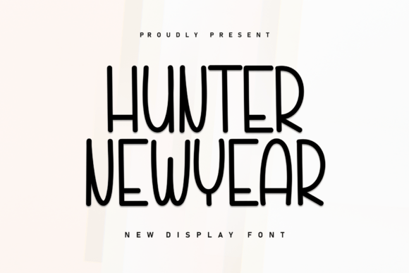 Hunter Newyear: A Handwritten Display Font for Editorial Design