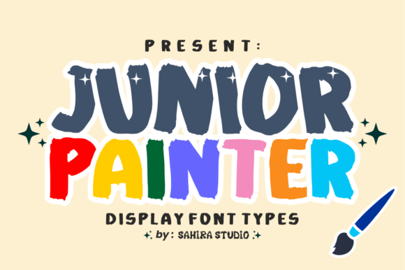 Junior Painter: The Cheerful Display Font for Creative Makers