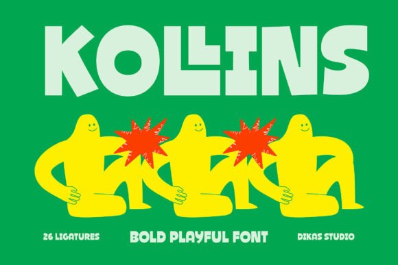 Kollins: The Bold Display Font for Vibrant Editorial Design
