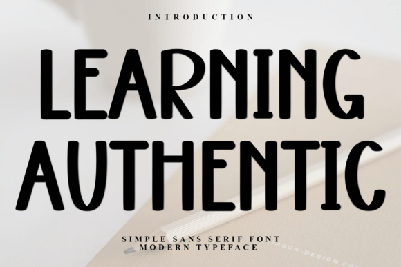 Learning Authentic: A Festive Typeface for Holiday Editorial Design