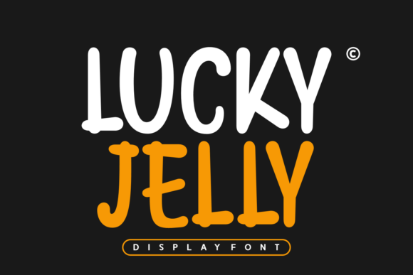 Lucky Jelly: A Vibrant Display Typeface for Playful Editorial Design