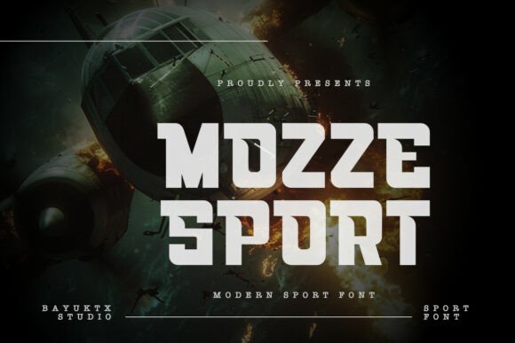 Mozze Sport: The Bold Typeface for Dynamic Editorial Design
