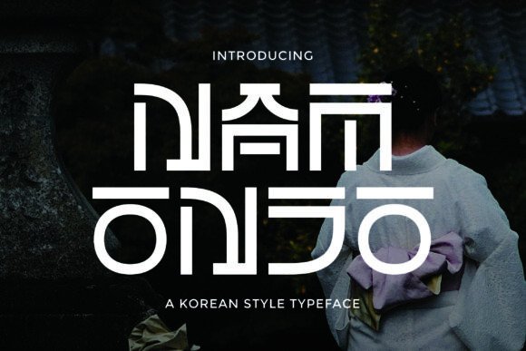 Namonjo: A Modern Display Typeface for Editorial Design