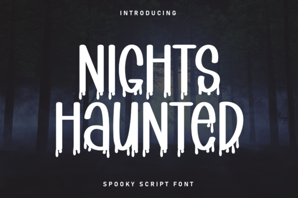 Nights Haunted: The Casual Display Font for Playful Branding