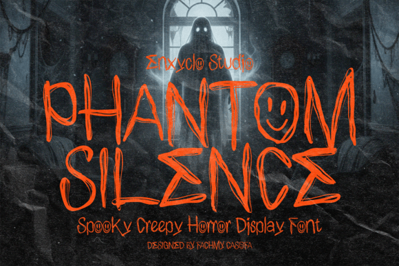 Phantom Silence: A Bold Display Typeface for Eerie Branding