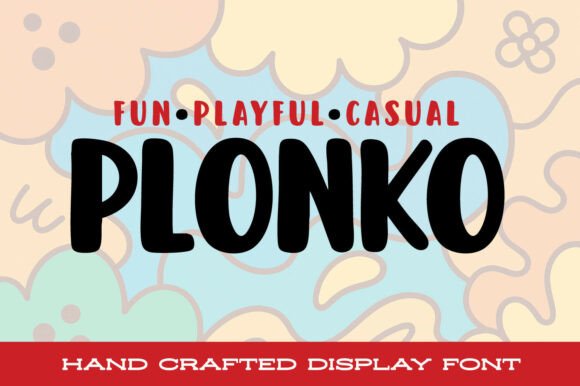 Plonko: The Bold Display Font for Modern Web Design