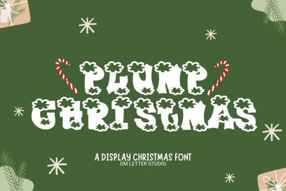 Plump Christmas: The Holiday Display Font for Festive Campaigns