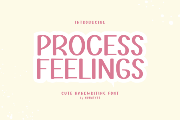 Procees Feelings: The Handwritten Font for Scroll-Stopping Campaigns