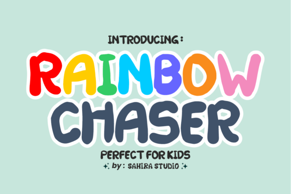 Rainbow Chaser: The Cheerful Display Font for Bright Campaigns