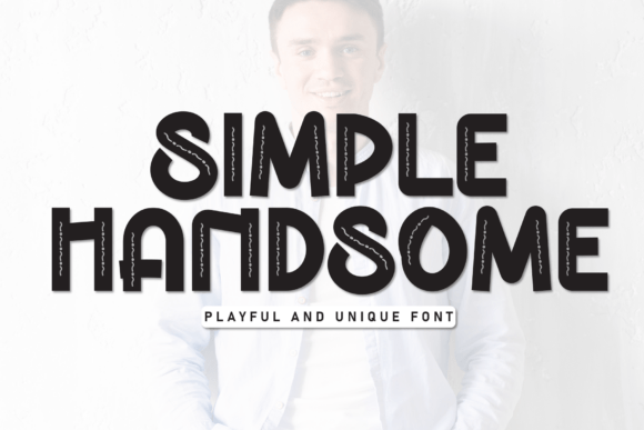 Simple Handsome: A Bold Display Font for Modern Design