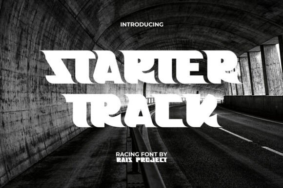 Starter Track: The Bold Typeface for High-Impact Visuals
