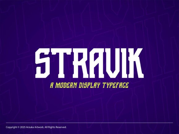 Stravik: The Bold Sport Display Typeface for High-Impact Web Design