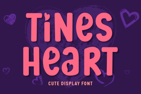 Tines Heart: The Quirky Display Font for Friendly Campaigns