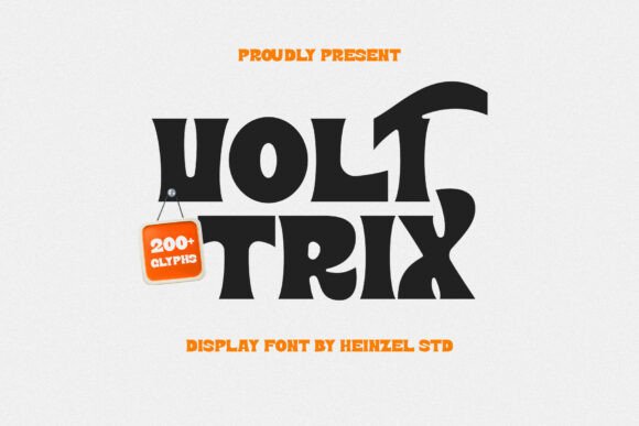 Volt Trix: A Bold Display Typeface for Editorial Design